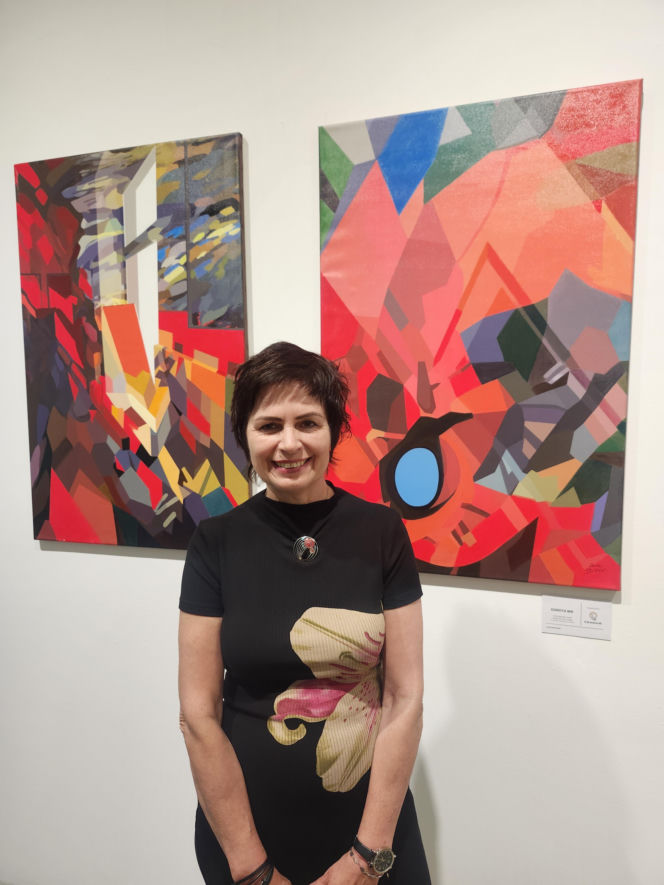 Dorota Wujewska-Bartoszewicz pokazała swoje prace na wystawie we Fridman Gallery w NYC