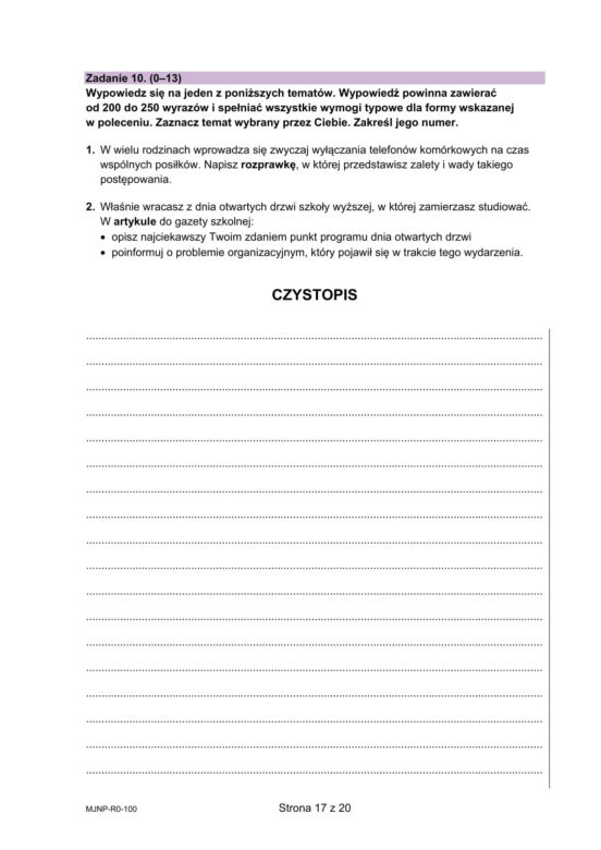 Matura 2025 niemiecki rozszerzony - odpowiedzi do arkusza CKE 13.05.2025 - Formuła 2023
