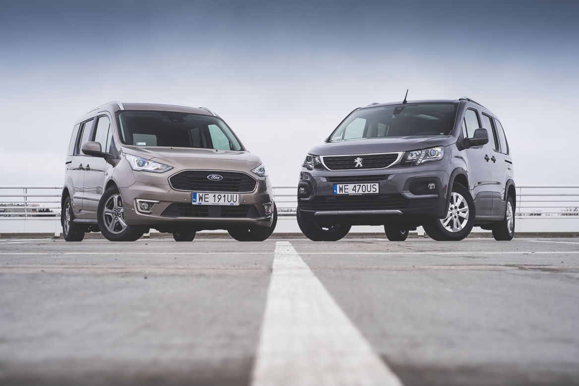 Peugeot Rifter Allure 1.5 D 130 KM MT6 vs. Ford Turneo Connect Titanium 1.5 D 120 KM AT8