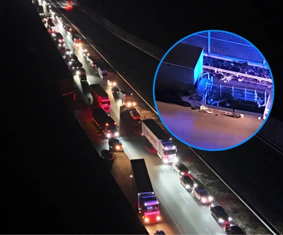 Dramat w piątek trzynastego! Bus wbił się w ciężarówkę