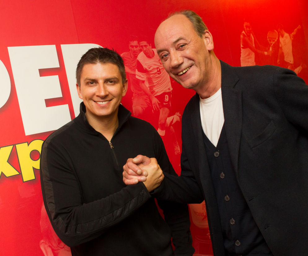 Mateusz Borek i Dariusz Szpakowski