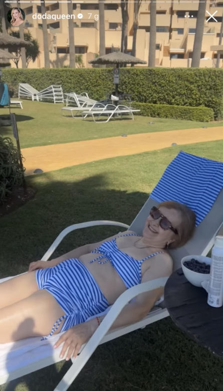 Doda z mamą w Hiszpanii