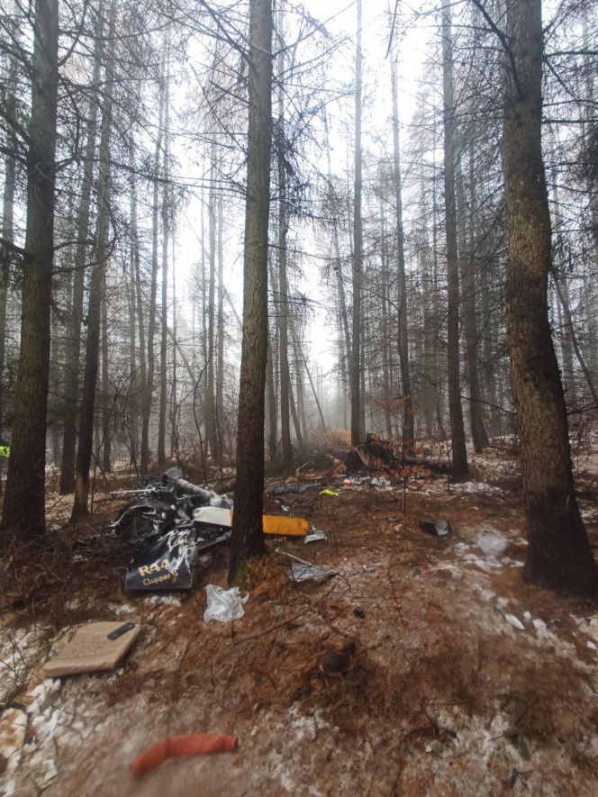 Wypadek śmigłowca pod Rzeszowem