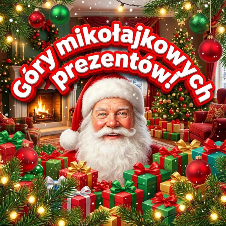 Kartka z życzeniami na Mikołaja