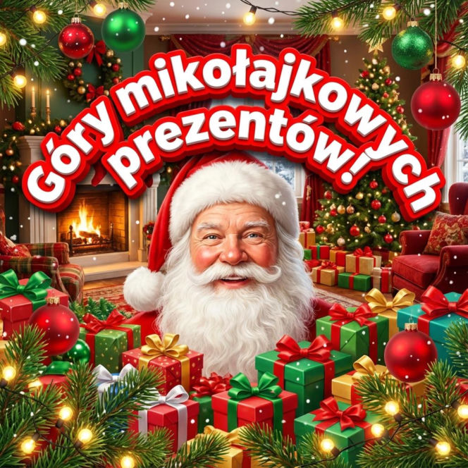 Kartka z życzeniami na Mikołaja