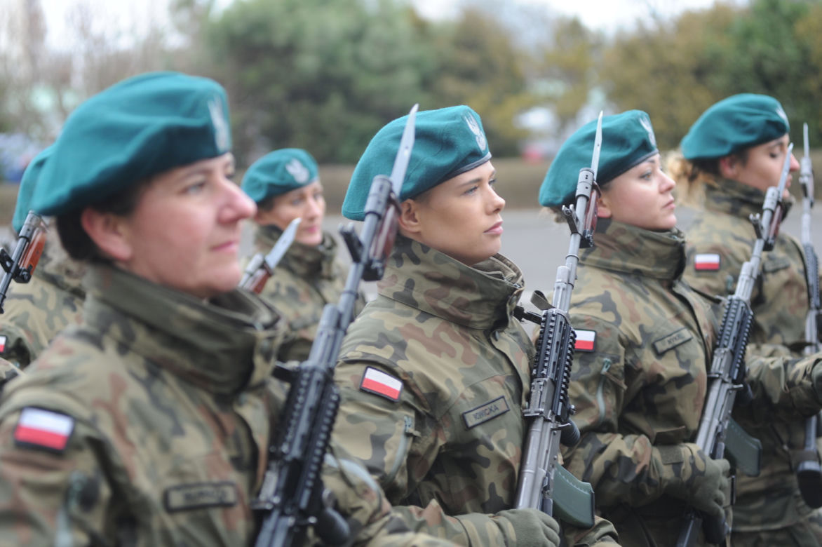 Ochotnicy złożyli przysięgę wojskową