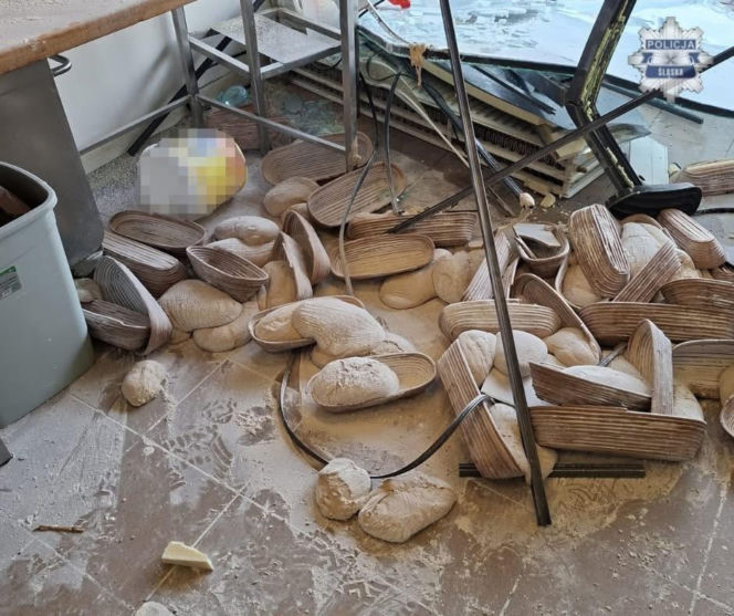 Cukiernia zdemolowana przez seniora