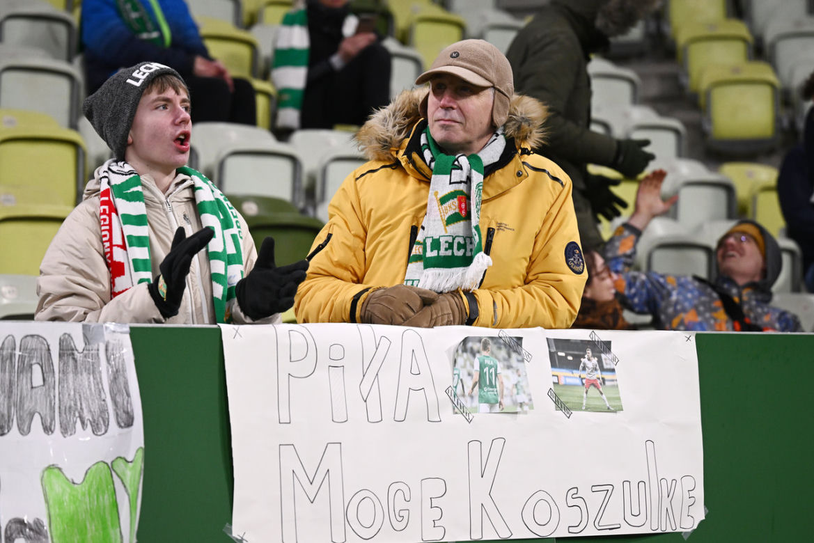 Kibice na meczu Lechia - Śląsk. Zobacz zdjęcia z trybun!