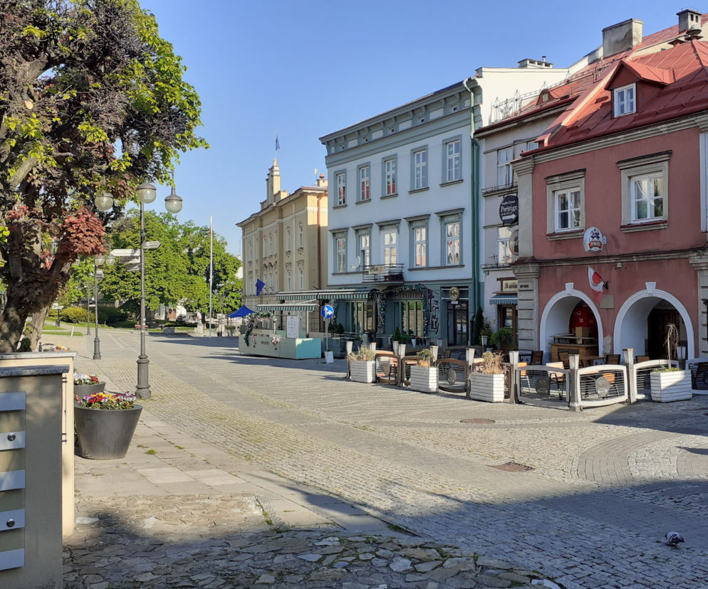 Ogródki letnie na przemyskim rynku