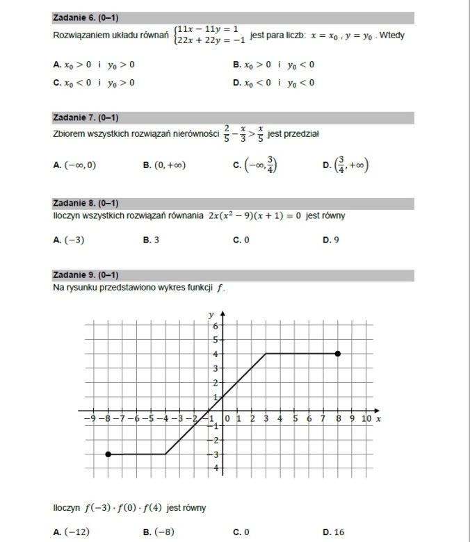 Matura 2022 - MATEMATYKA: arkusze CKE poziom podstawowy