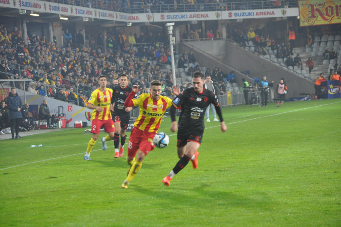 Korona KIelce - Jagiellonia Białystok. Zdjęcia z meczu