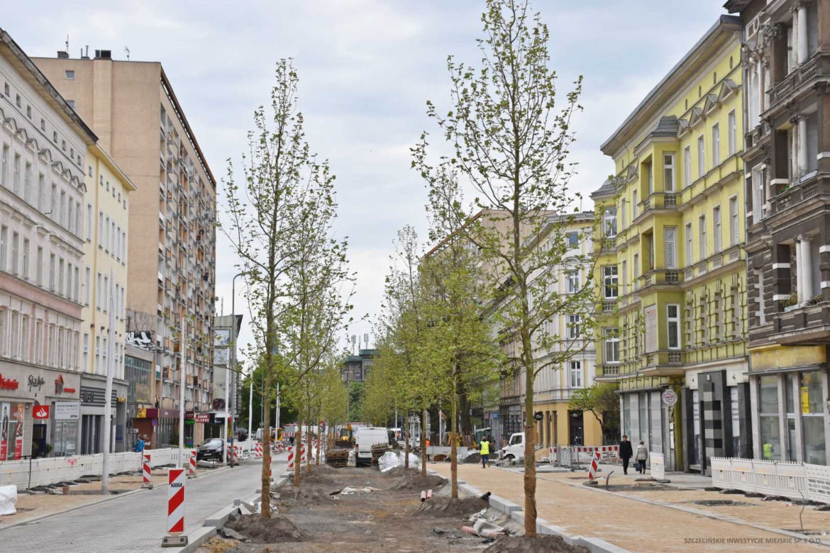 Przebudowa alei Wojska Polskiego - maj 2022