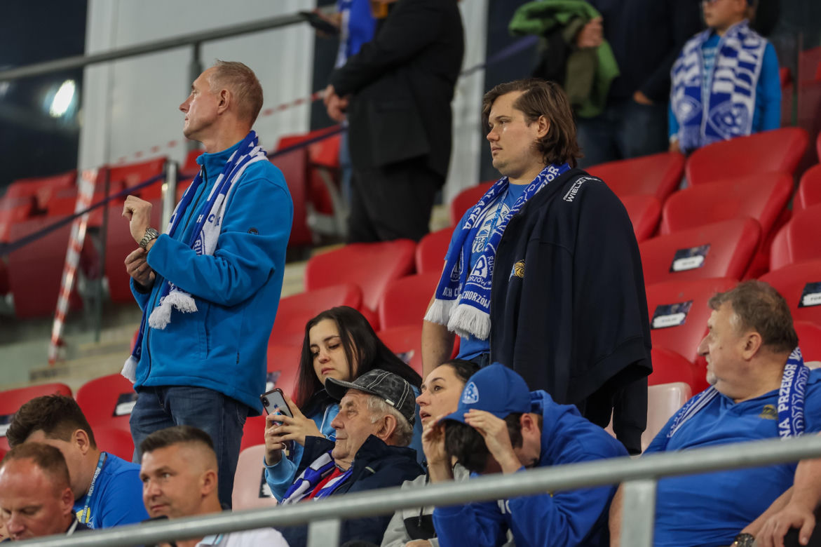 Kibice na meczu Ruch Chorzów - Stal Mielec