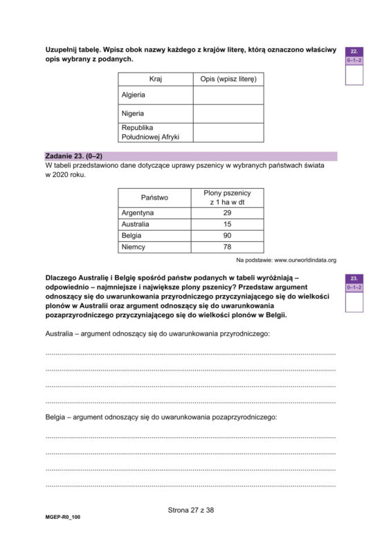 Matura geografia 2025 - arkusze CKE [NOWA FORMUŁA]