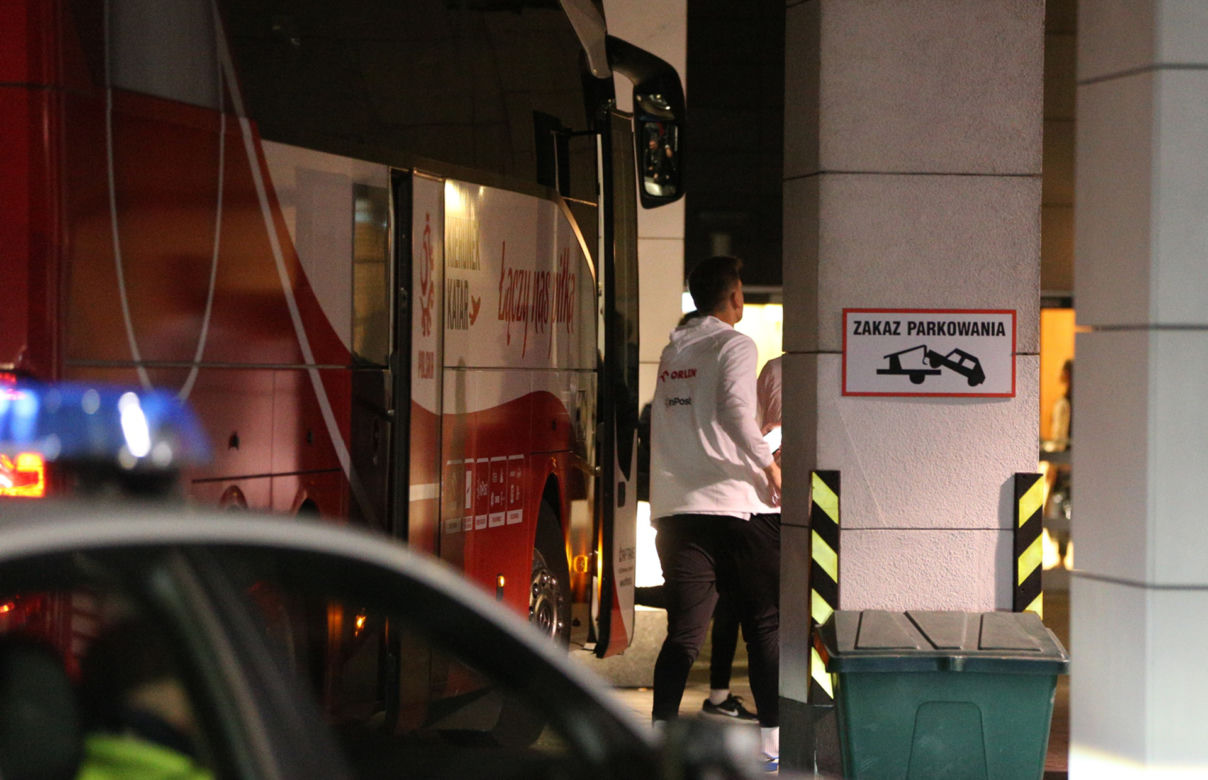 Kadra wróciła do hotelu po meczu z Chile