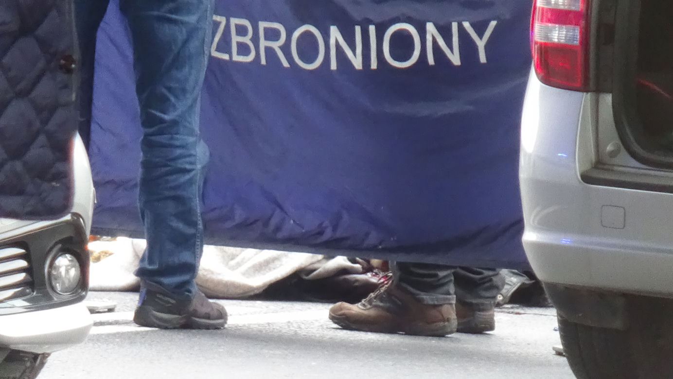 Śmiertelny upadek z wiaduktu