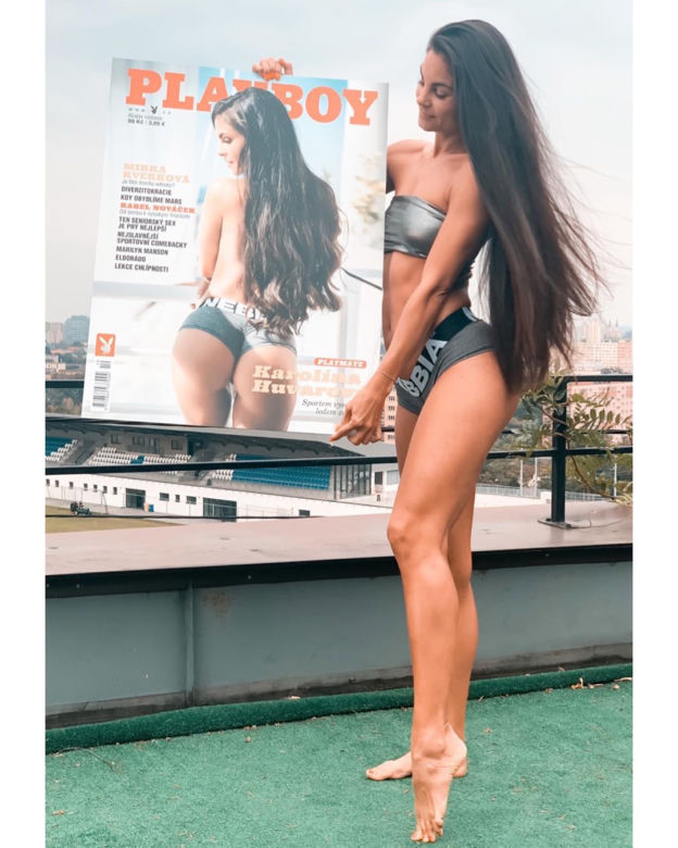 Karolina Huvarova, trenerka hokeja wystąpiła w Playboyu