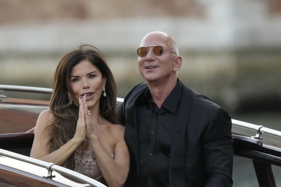 Jeff Bezos i Lauren Sanchez Bezos - ślub