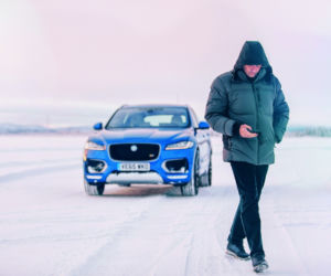 Jose Mourinho i Jaguar F-Pace S