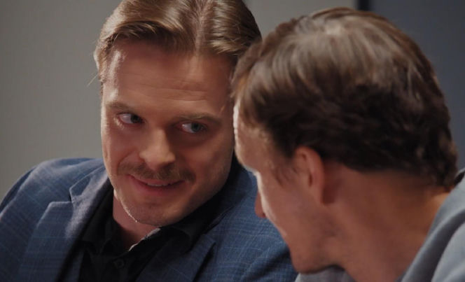 M jak miłość odc. 1893. Błażej (Adrian Budakow), Kazimierz Święcicki (Artur Paczesny)