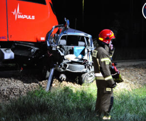 Wypadek na przejeździe Olszynka Grochowska