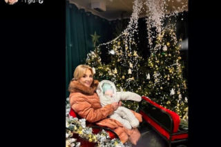 Danuta Martyniuk z wnukiem