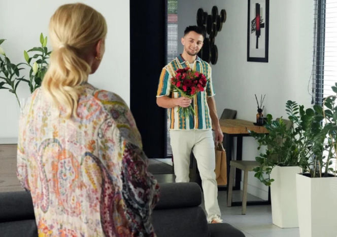 Barwy szczęścia odc. 3284. Mirek (Oliwier Kozłowski), Justyna Zytko (Sylwia Juszczak-Krawczyk)