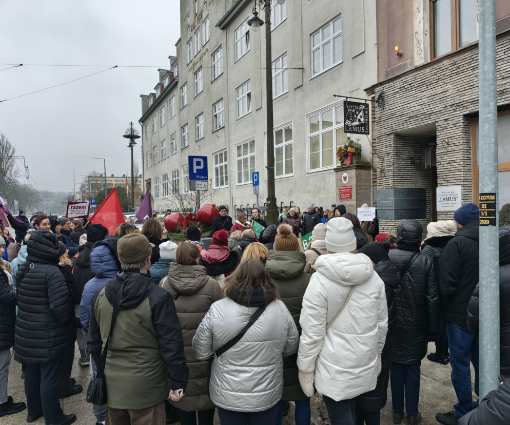 Protest pod gorzowskim magistratem