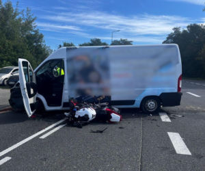 Wyjazd ze stacji paliw zakończył się tragedią. 36-letni motocyklista nie żyje! 