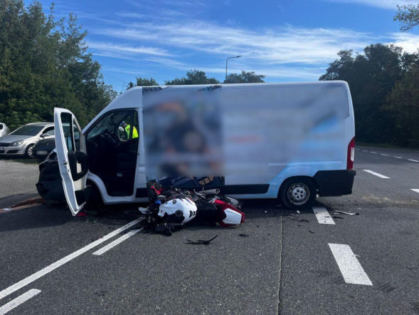 Wyjazd ze stacji paliw zakończył się tragedią. 36-letni motocyklista nie żyje! 