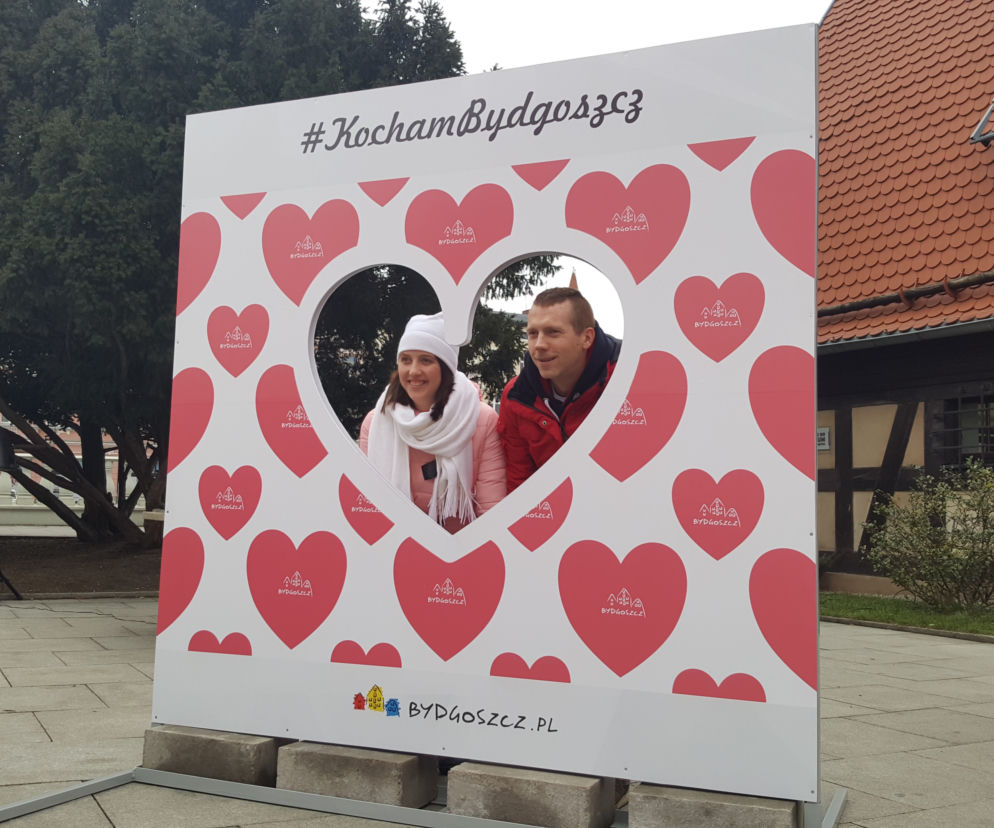 Walentynkowa akcja Kocham Bydgoszcz