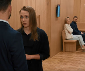 Barwy szczęścia, odcinek 2459: Jowita (Magdalena Żak), Alan (Rafał Maślak)m, Prot (Andrzej Michalski), Greta (Katarzyna Sowińska)
