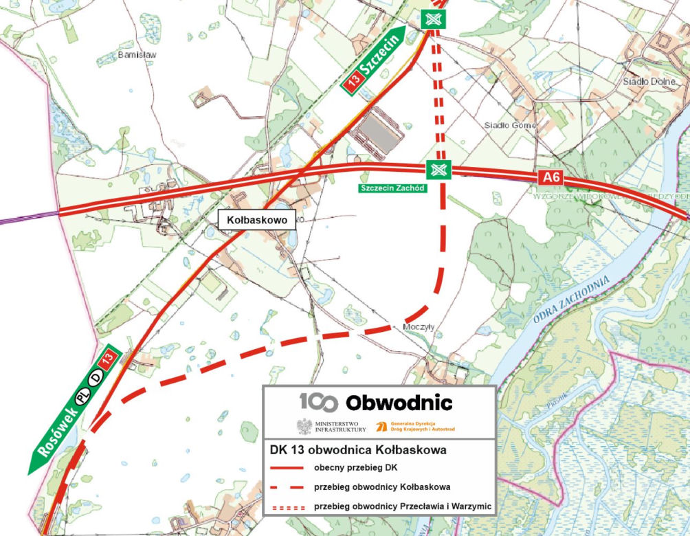 Obwodnica od wschodu ominie Kołbaskowo 
