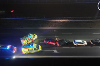 Wypadek na trasie S2.