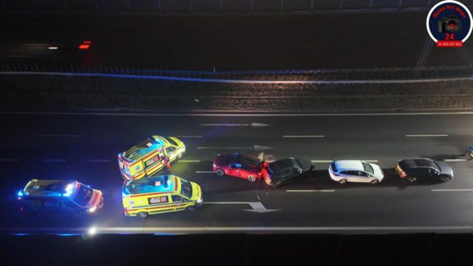 Wypadek na trasie S2.