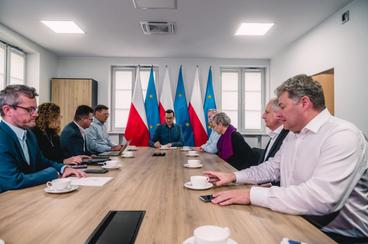 Premier w Gdańsku. Morawiecki sprawdził węgiel