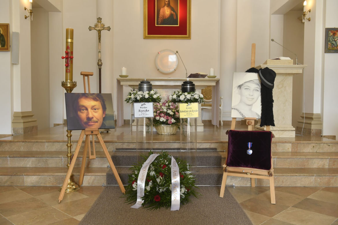 Podwójny pogrzeb  - Krystyna Kołodziejczyk i mąż Wiesław Szyszko