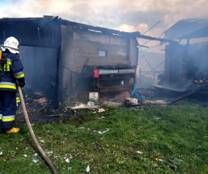 Sadowo. Spłonęła obora i 17 krów
