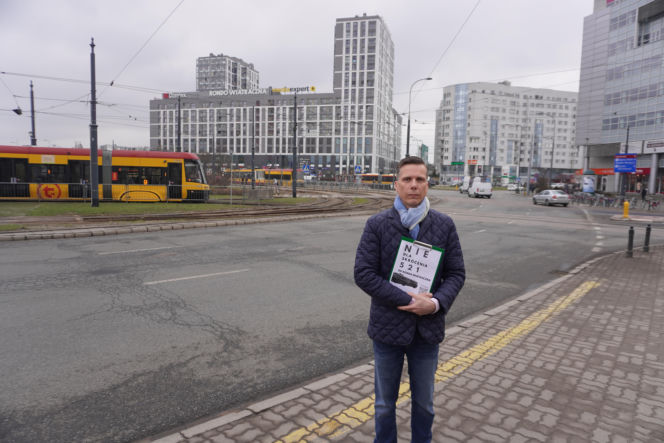 Autor petycji, pod którą podpisało się kilkuset mieszkańców Wawra - Mateusz Adamski