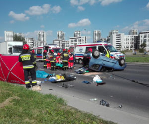 Śmiertelny wypadek na ul. Stella-Swickiego. Nie żyje 30-letni motocyklista