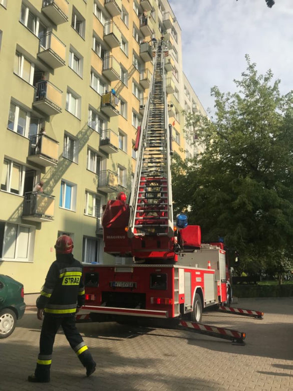 Brawurowa akcja strażaków na Pradze Południe