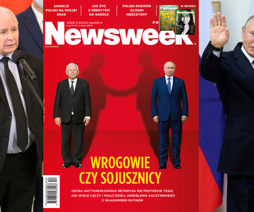 Kaczyński sojusznikiem Putina? Okładka Newsweeka. W co gra Tomasz Lis?