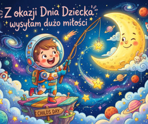 Śmieszna kartka na Dzień Dziecka