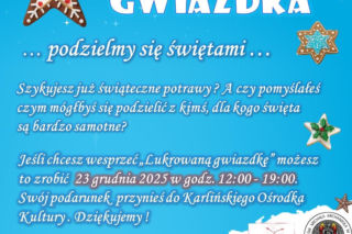 Ruszyły przygotowania do „Lukrowanej Gwiazdki” w gminie Karlino