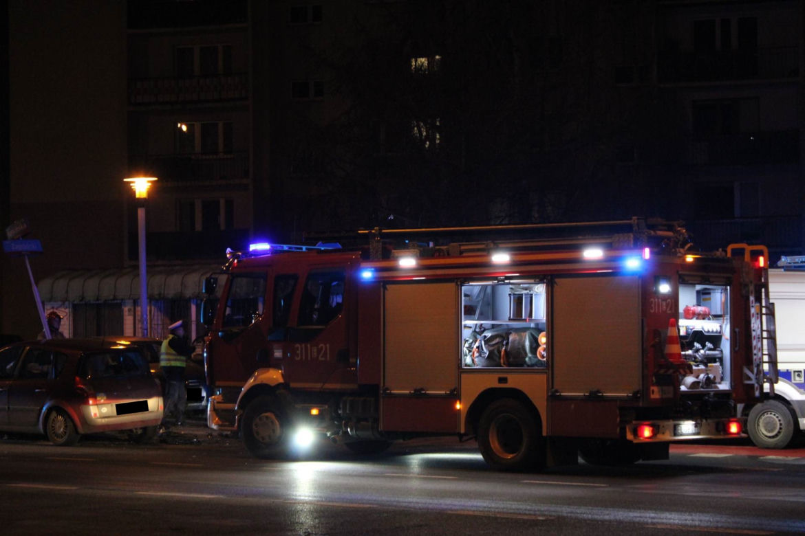 Łódź. Wypadek na Retkińskiej