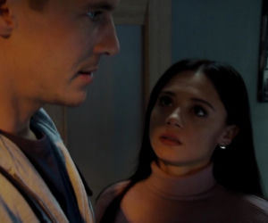 M jak miłość, odc. 1441. Iza (Adriana Kalska), Marcin (Mikołaj Roznerski)