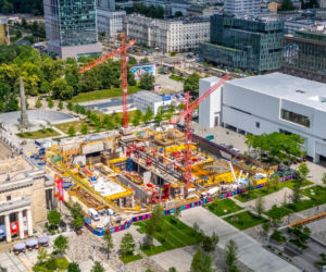 Podziemia teatru TR Warszawa w budowie
