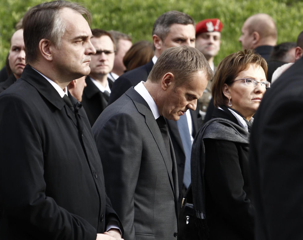 Pogrzeb Lecha i Marii Kaczyńskich w Krakowie, 2010r.