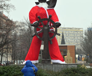 Szczeciński marynarz już w stroju świętego Mikołaja!