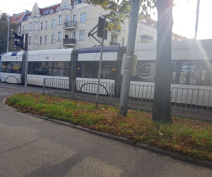 Zderzenie samochodu i tramwaju na ul. Krzywoustego